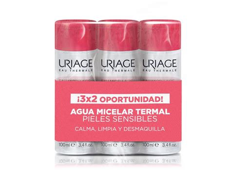 Ripley PACK 3 AGUA MICELAR FACIAL URIAGE PIELES SENSIBLES 100 ML