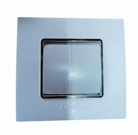 White Polycarbonate Anchor Penta Modular Plate Finish Type Glossy