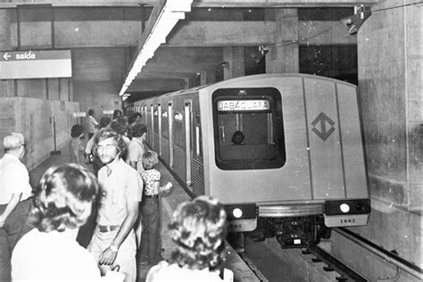 Qual a primeira linha do metrô a entrar em operação no Brasil