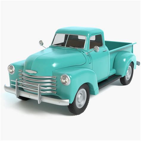 Old Pickup Truck 3d Model 59 Blend Dae Fbx Obj Max Free3d