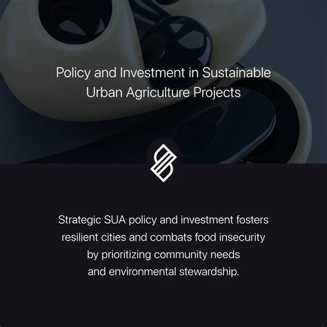 Policy and Investment in Sustainable Urban Agriculture Projects → Scenario