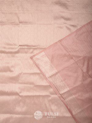 Dusty Pink Banaras Silk Saree Elegant Traditional Silk Sarees Online