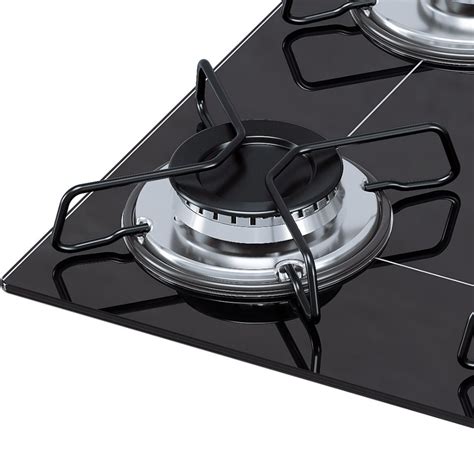 Cooktop 4 Bocas Chamalux Ultra Chama Em Arame Preto