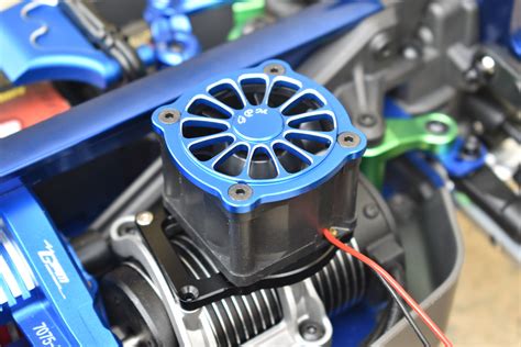 Gpm Racing Aluminum Motor Heatsink With Cooling Fan Trx Traxxas