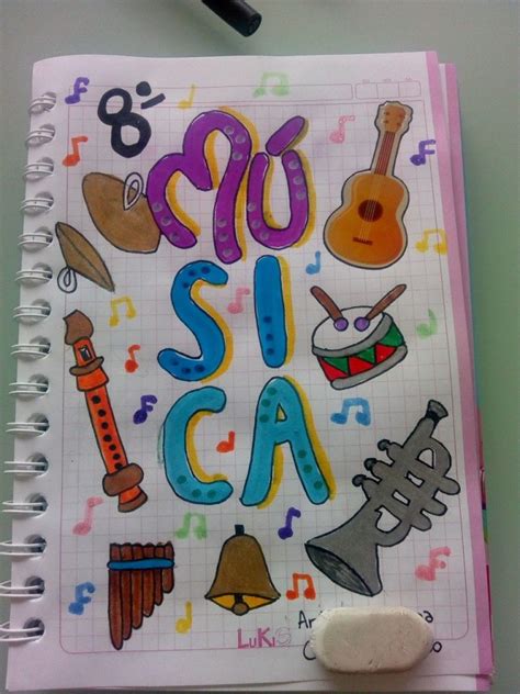 Portadas De M Sica Ideas F Ciles Dibujos Bonitos Y Creativos