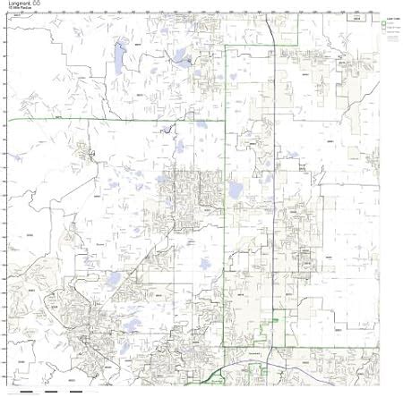 Amazon.com: Longmont, CO ZIP Code Map Laminated: Home & Kitchen