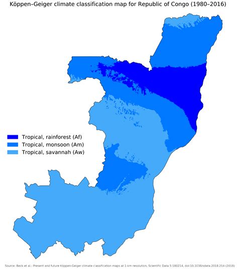 Carte Climatique Du Congo Brazzaville