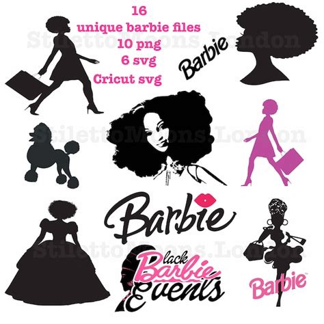 Afro Barbie Svg