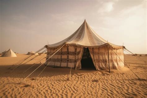 Arabian traditional tent. Generate ai