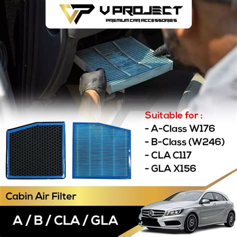 Mercedes Benz A B Cla Gla W W C X Cabin Air Filter