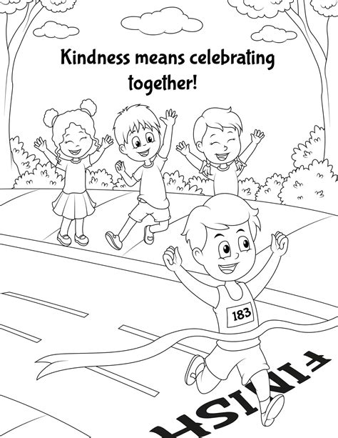 Kindness Coloring Pages - Belle Green