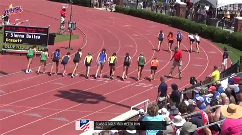 High School Girls 1600m Class 3 Test Finals 1 Vhsl Class 4 State