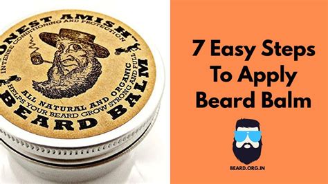 How To Apply Beard Balm In 7 Easy Steps Youtube