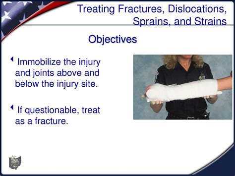 Ppt Treating Fractures Dislocations Sprains And Strains Powerpoint