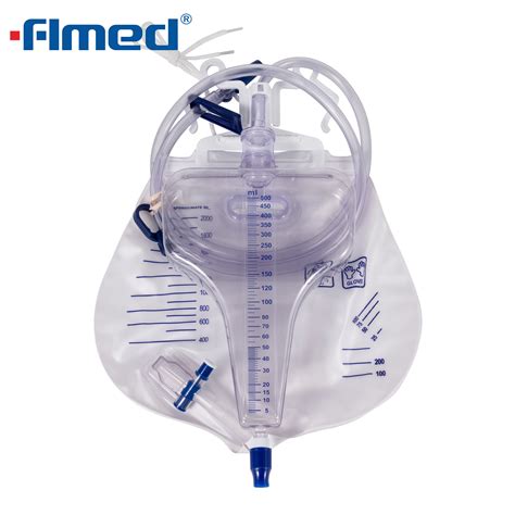 2500 Ml Urine Drainage Bag With 400 Ml Urine Meter From China