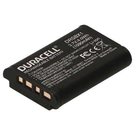 Duracell Li Ion V Batteri T Sony Np Bx Mah Dkk