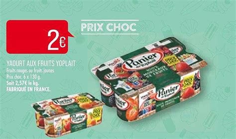 Promo Yaourt Aux Fruits Yoplait Chez Match Icatalogue Fr