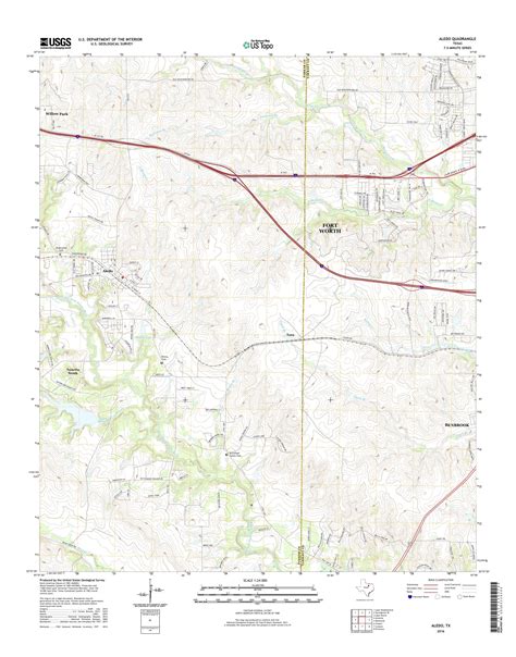 Mytopo Aledo Texas Usgs Quad Topo Map