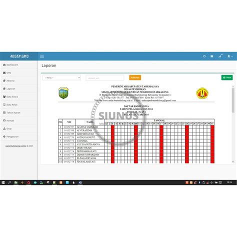 Absensi Siswa Gateway Rumus Soal