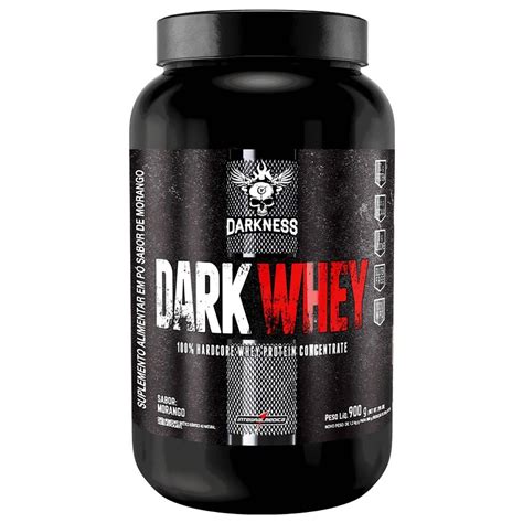 Dark Whey Darkness 900g Morango IntegralMédica OtimaNutri