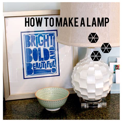 How To Make A Lamp From A Vase Make A Lamp Diy Lamp Diy Arts And Crafts