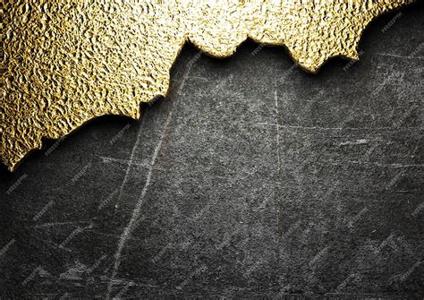 Premium PSD | Gold and black texture background