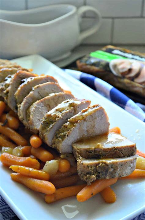 Instant Pot Garlic And Herb Pork Tenderloin With Carrots And Pearl