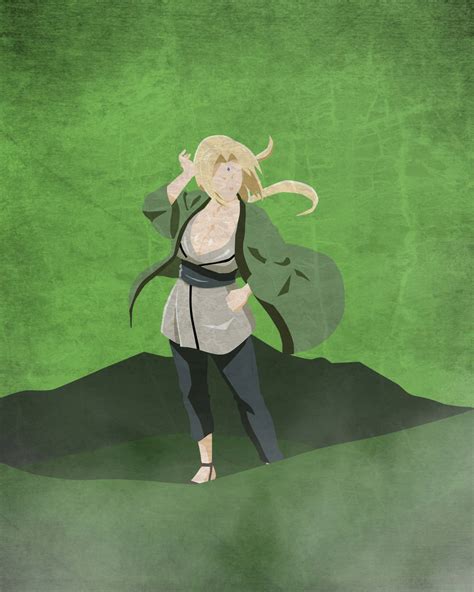 Download Tsunade Minimalist Fanart Wallpaper