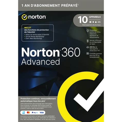 Norton Advanced Appareils An Abonnement Automatique