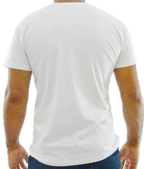 Camiseta Básica Masculina Branca Algodão Egípcio