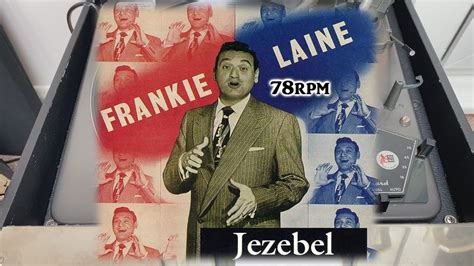 Jezebel Frankie Laine Columbia D B Shellac Rpm