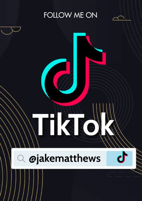 Tiktok Flyer Template - prntbl.concejomunicipaldechinu.gov.co