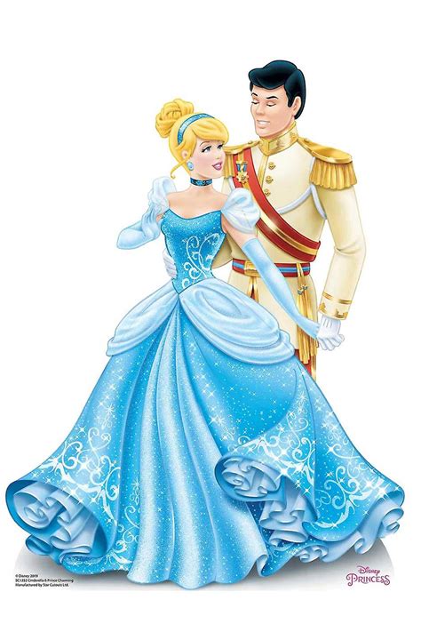 Princess Cinderella and Prince Charming Official Disney Cardboard ...