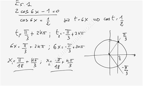 ESERCIZI SVOLTI DI MATEMATICA Esercizio 1 Equazioni Goniometriche