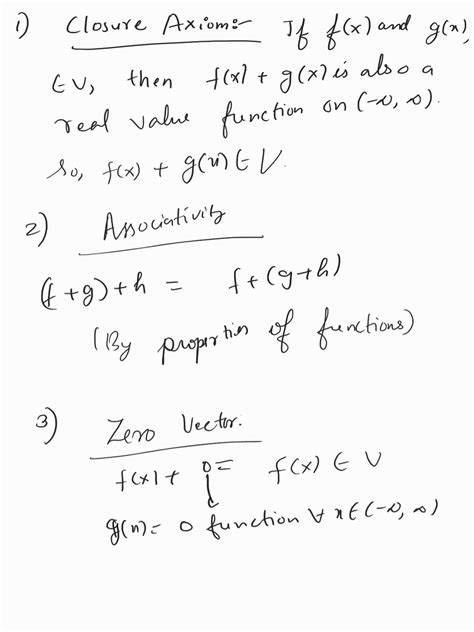 [solved] 1 A Let V Be The Set Of Real Valued Functions That Are Defined At Course Hero