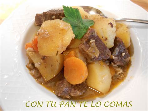 Con Tu Pan Te Lo Comas GUISADO DE TERNERA