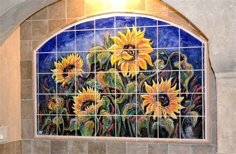 Custom Kitchen Backsplash Murals And Hand Painted Tiles In Kansas City