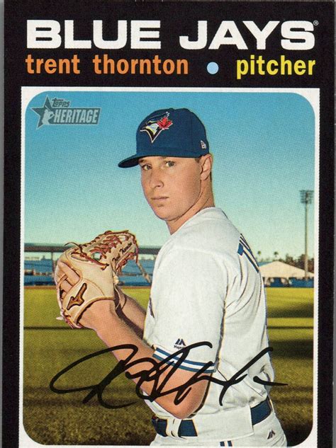 2020 Topps Heritage 294 Trent Thornton Toronto Blue Jays FREE SHIP EBay