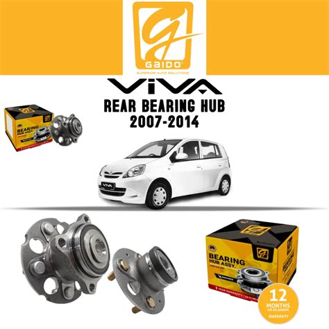 Gaido X Series Rear Wheel Hub Bearing Perodua Viva Year