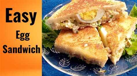 A Unique Way To Make Egg Sandwicheasy Egg Sandwich Recipe Easy Sandwich Home Youtube