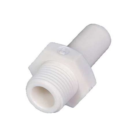 Parker Metric Plastic Push To Connect Fitting Polymer White