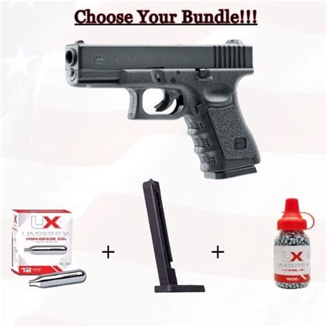 Umarex Glock 19 Gen 3 Semi Auto Co2 Bb Air Pistol 177 Cal W Bundle