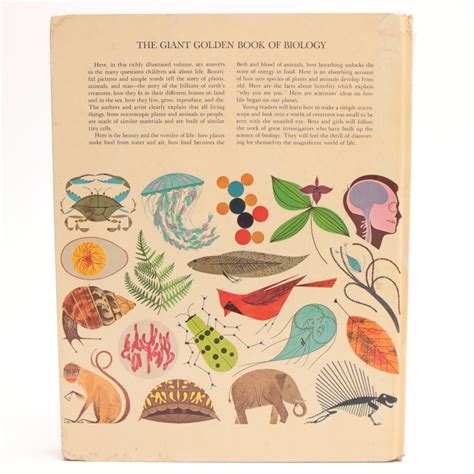 First Edition The Giant Golden Book Of Biology Illustrated By