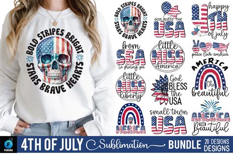 Th Of July Sublimation Bundle Graphic By Fokira Creative Fabrica