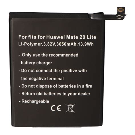 Akku passend für Huawei Mate 20 Lite Li Polymer 3 82V 3650mAh 13