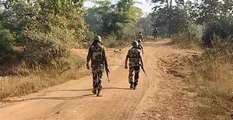 The Force Entered The Naxalites Stronghold And Attacked Their Camp