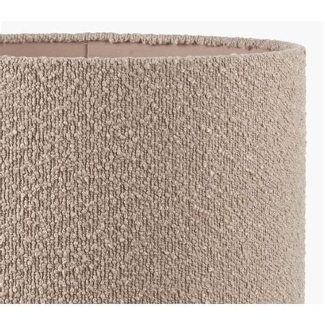 Rouen Cm Taupe Boucle Cylinder Shade Zurleys