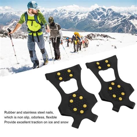 Fafeicy Ej Life Crampons Dents Pcs Dents Crampons Crampons D