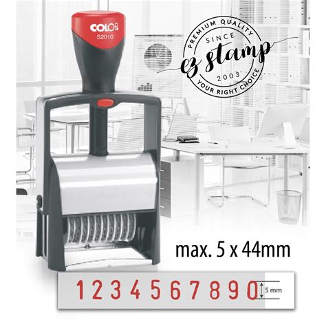 Colop Classic Line S Microban Numberer Numbering Stamp Shopee