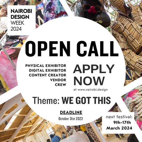 Call For Submissions Nairobi Design Week 2024 KenyanVibe